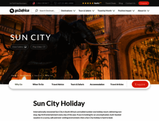 sun-city-south-africa.com screenshot