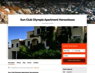 sun-club-olympia-crete-island.hotelshersonissos.com screenshot