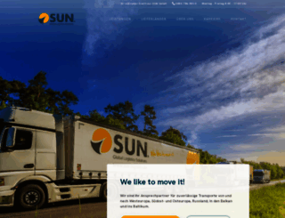 sun-logistics.de screenshot