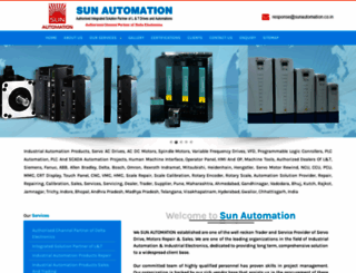 sunautomation.co.in screenshot