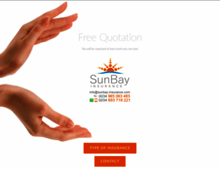 sunbay-insurance.com screenshot