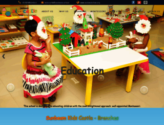 sunbeamkidscastle.org screenshot