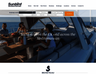 sunbirdyachts.eu screenshot