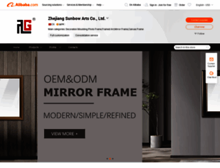 sunbowframe.en.alibaba.com screenshot