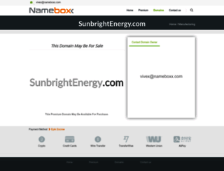 sunbrightenergy.com screenshot