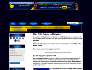 sunbritesupplymd.com screenshot