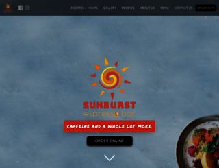 sunburst-espresso.com screenshot