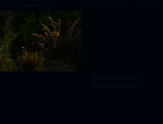 sunburstlandscapeservices.com screenshot