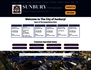 sunburypa.org screenshot