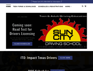 suncitydriving.com screenshot