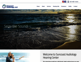 suncoastaudiology.com screenshot