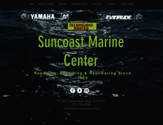 suncoastmarinecenter.com screenshot
