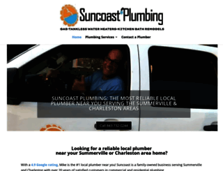 suncoastplumbingsc.com screenshot