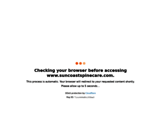 suncoastspinecare.com screenshot