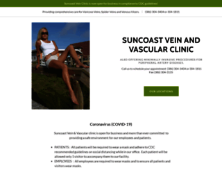 suncoastvein.com screenshot