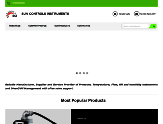 suncontrolsinstruments.com screenshot