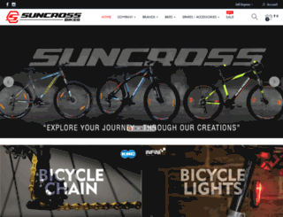 suncrossbikes.com screenshot