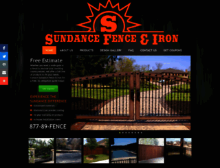 sundancefence.com screenshot