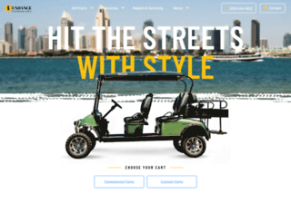 sundancegolfcars.com screenshot