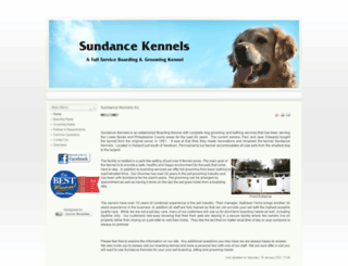 sundancekennelsinc.com screenshot