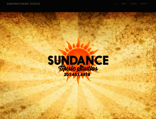 sundancemusicstudios.com screenshot