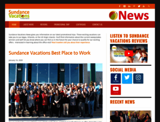 sundancevacationsnews.com screenshot