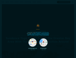 sundanceyoga.com screenshot