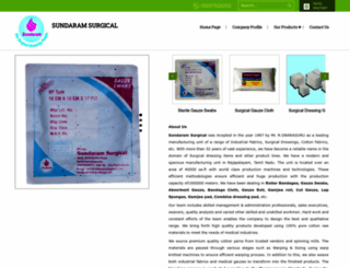 sundaramsurgical.com screenshot