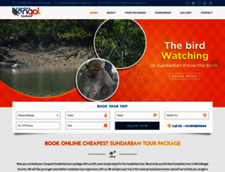 sundarbanbengaltourism.com screenshot