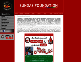 sundasfoundation.org screenshot