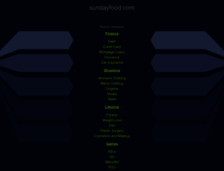 sundayfood.com screenshot