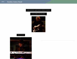 sundayjamesband.com screenshot