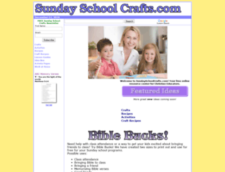 sundayschoolcrafts.com screenshot