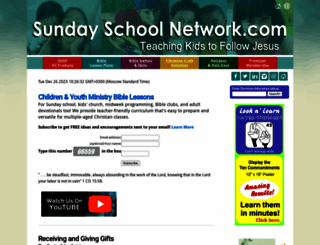 sundayschoolnetwork.com screenshot