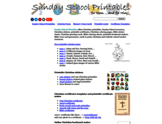 sundayschoolprintables.com screenshot
