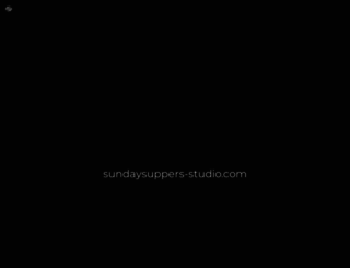 sundaysuppers-studio.com screenshot