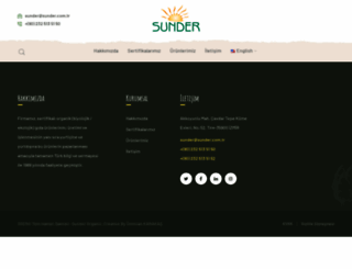 sunder.com.tr screenshot