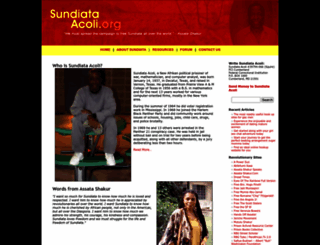 sundiataacoli.org screenshot