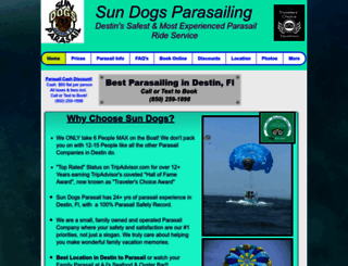 sundogsparasaildestin.com screenshot