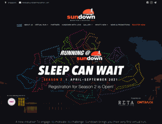 sundownmarathon.com screenshot