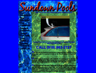 sundownpools.com screenshot