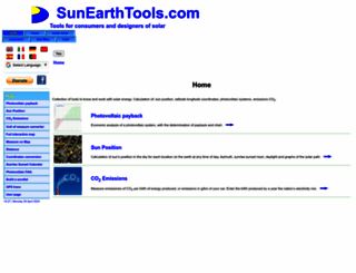 sunearthtools.com screenshot