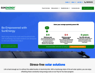 sunenergy.com.au screenshot