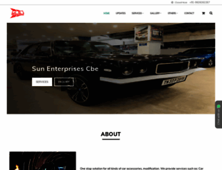 sunenterprises.in screenshot