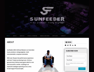 sunfeedermusic.com screenshot