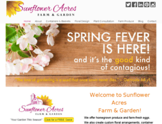 sunfloweracresfarm.com screenshot