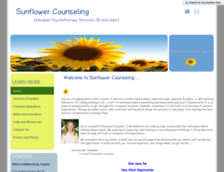 sunflowercounselingservices.com screenshot