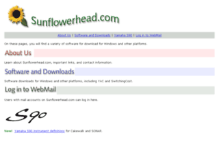 sunflowerhead.com screenshot