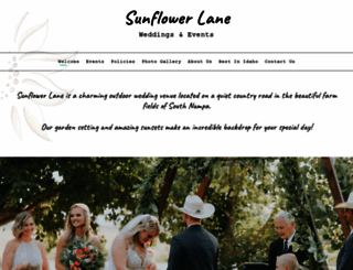 sunflowerlane.net screenshot