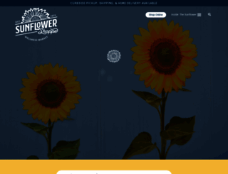 sunflowershoppe.com screenshot